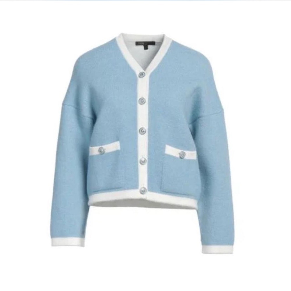 Maje Blue Cardigan